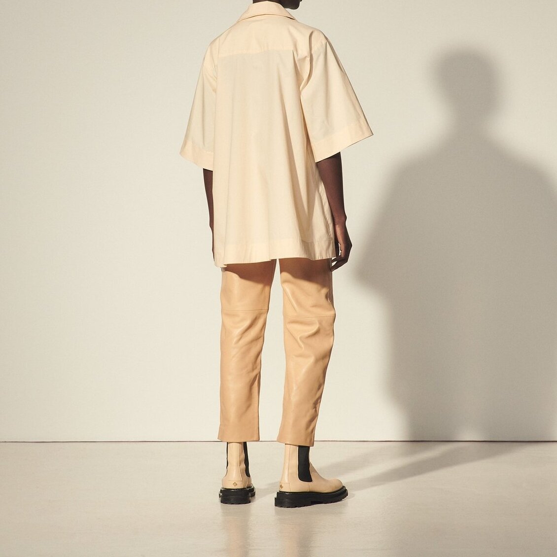 Oversized biologisch katoenen blouse Sandro tweedehands photo 3