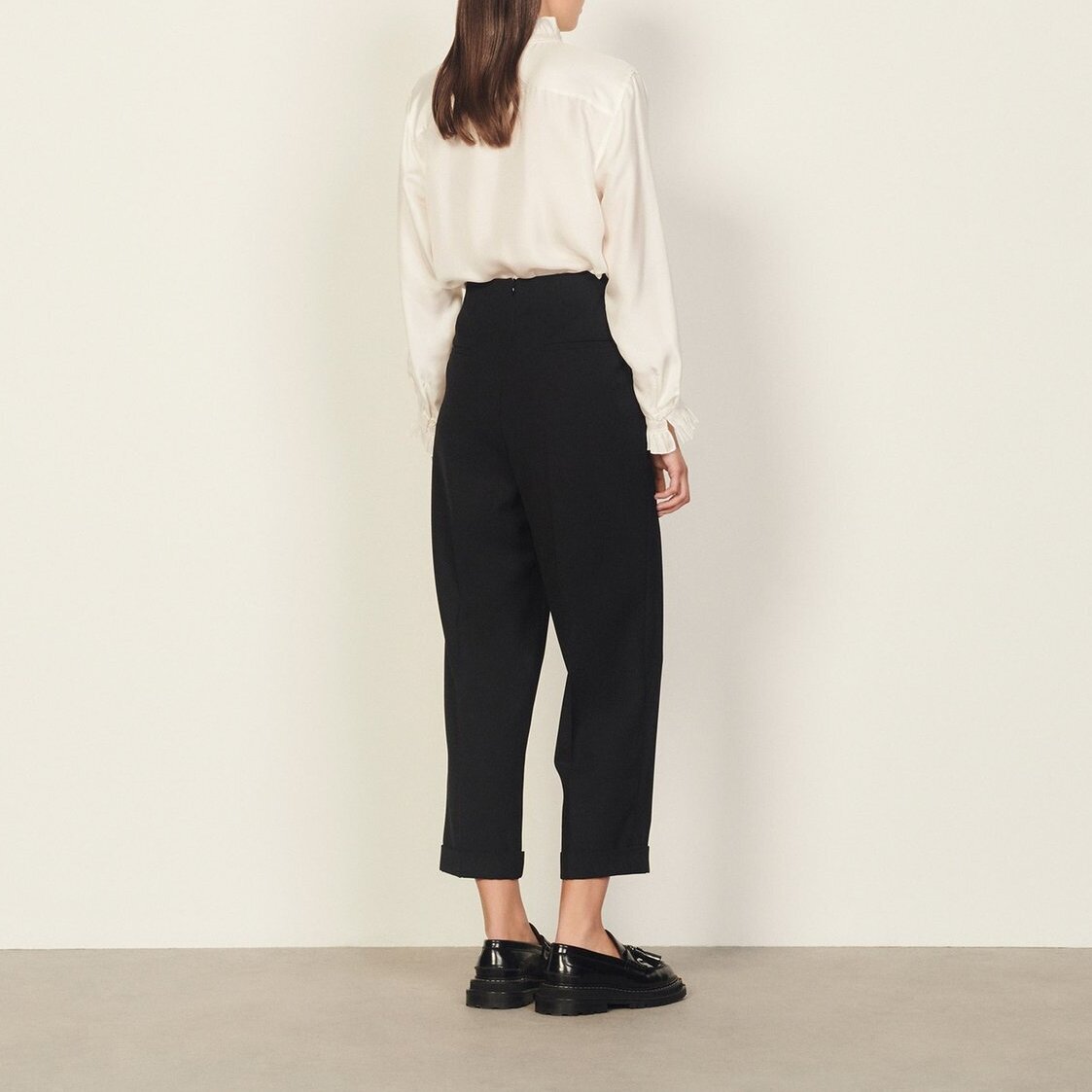 Pantalon taille haute Sandro seconde main photo 3
