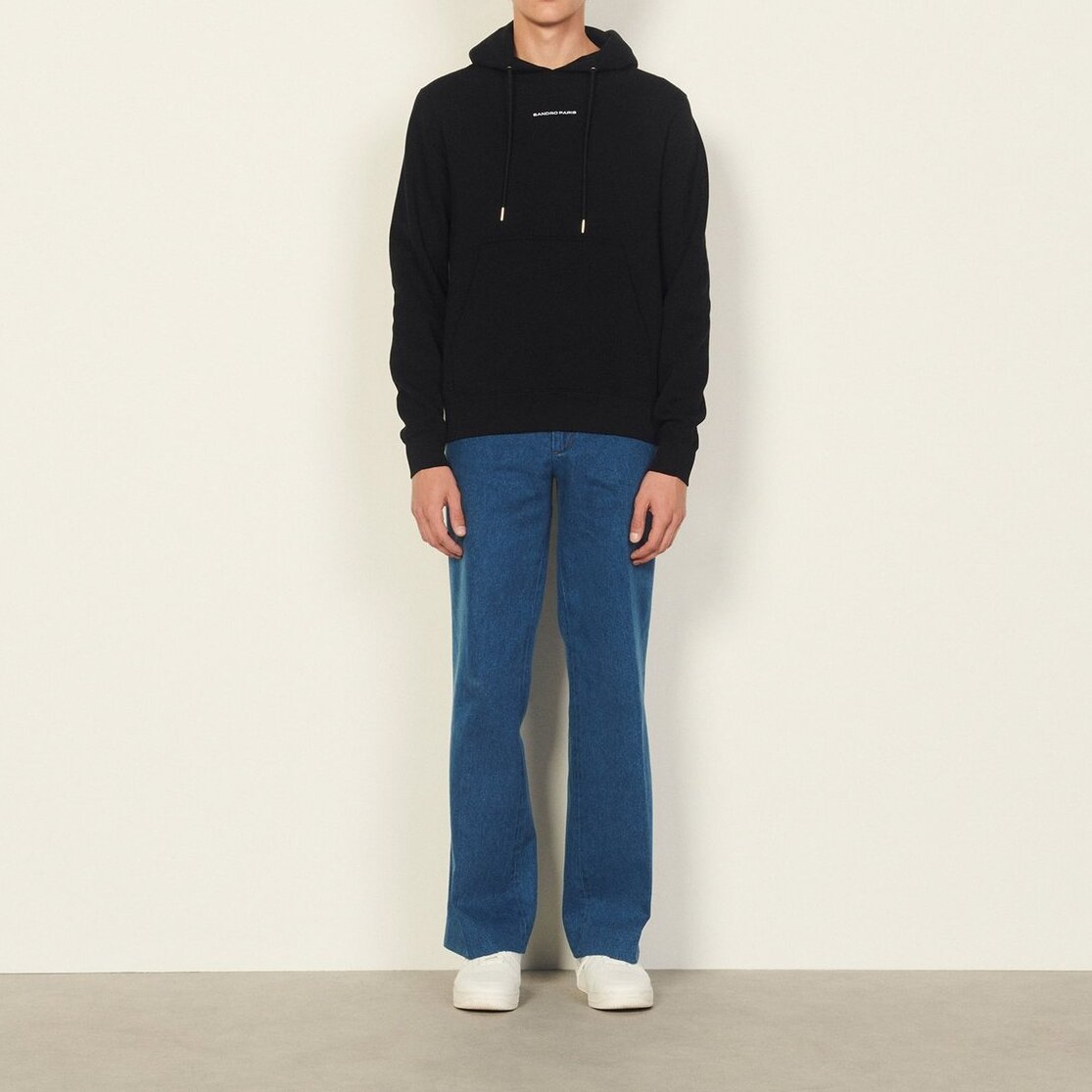 Sweat hoodie avec broderie logo Sandro seconde main photo 6