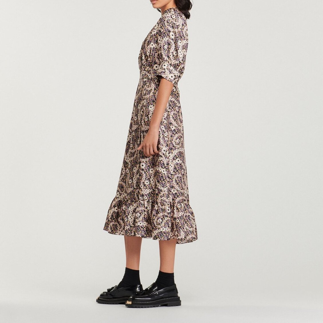 Long paisley printed dress Sandro second-hand photo 7