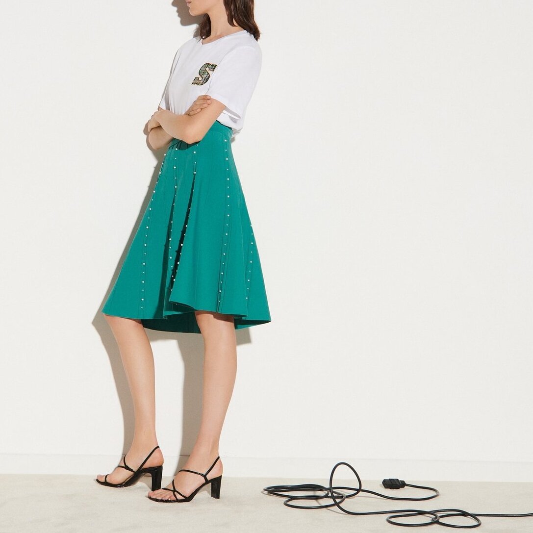 Knit Skirt embellished with beads Sandro tweedehands photo 1