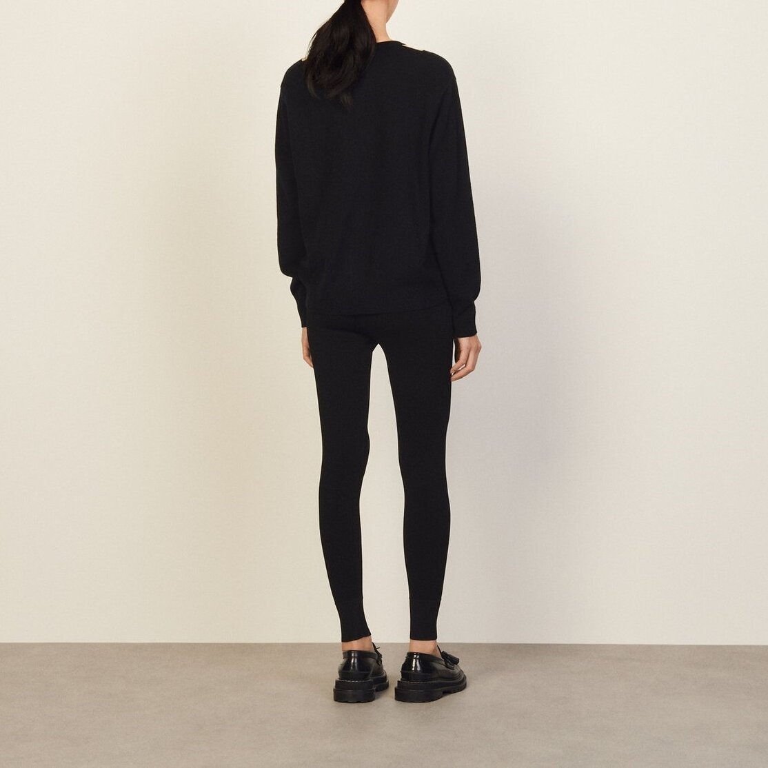 Wool and cashmere Sweater Sandro second-hand photo 3
