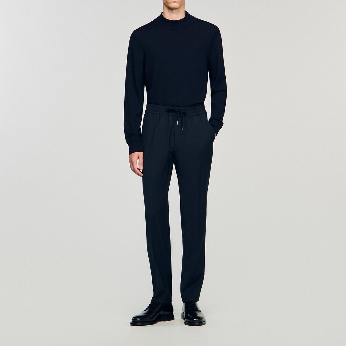 Elastische Hose mit geradem Schnitt Sandro Second-Hand photo 2