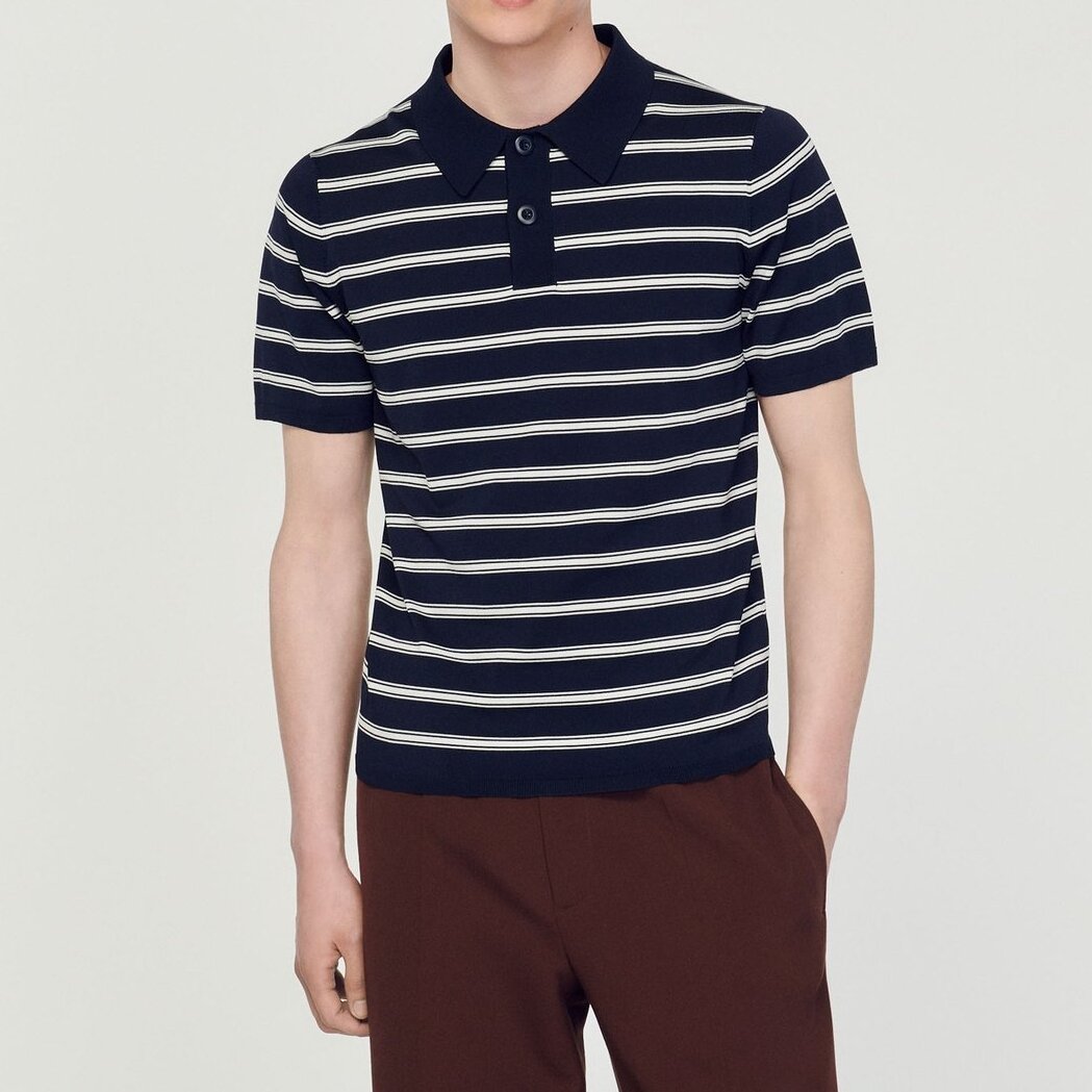 Gestreiftes Poloshirt Sandro Second-Hand photo 5