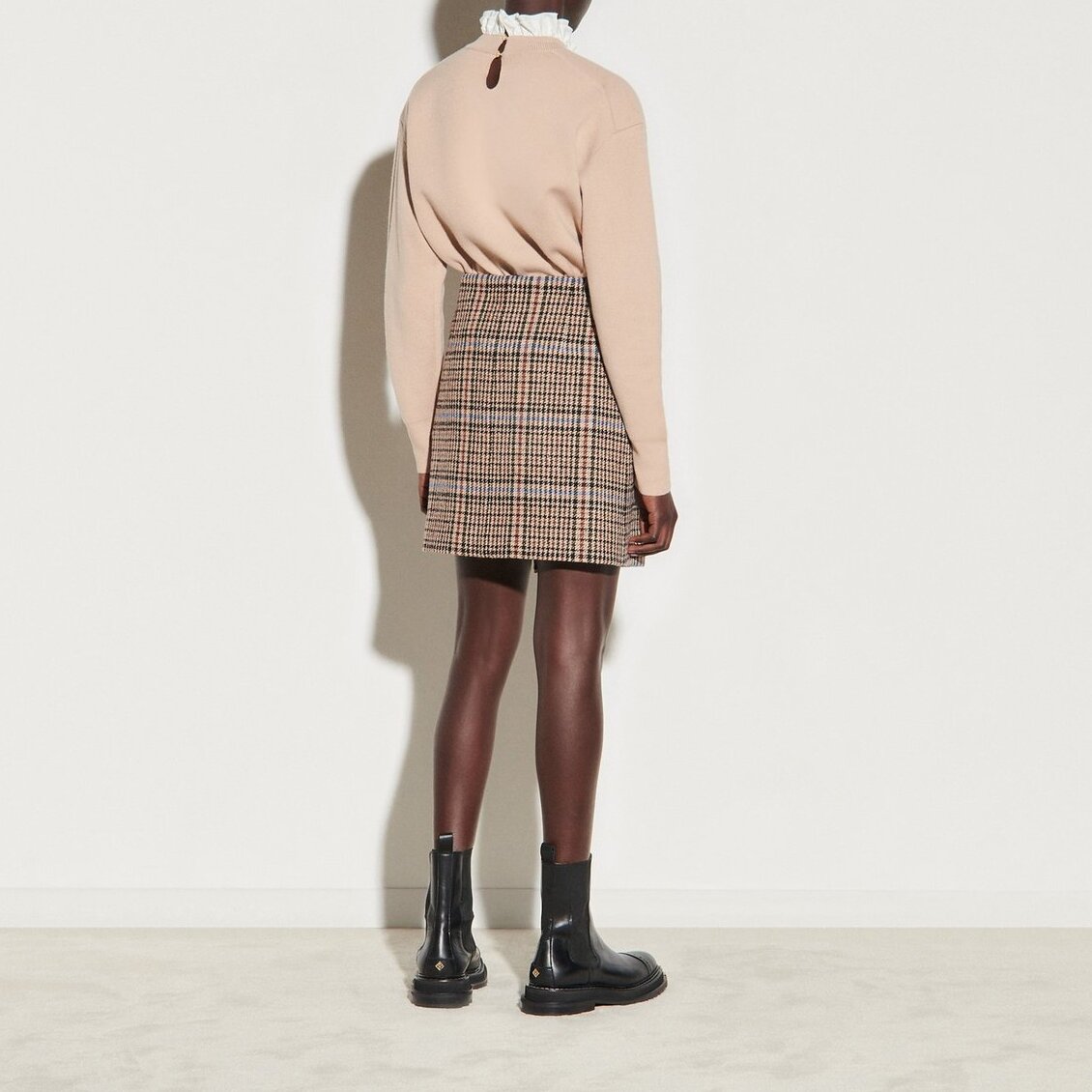 Short tweed wrapover Skirt Sandro tweedehands photo 3
