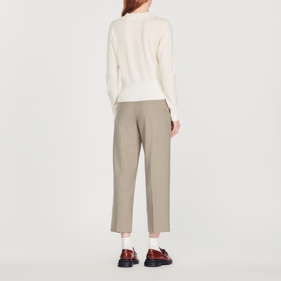 Knitted V-neck Sweater Sandro second-hand photo 5