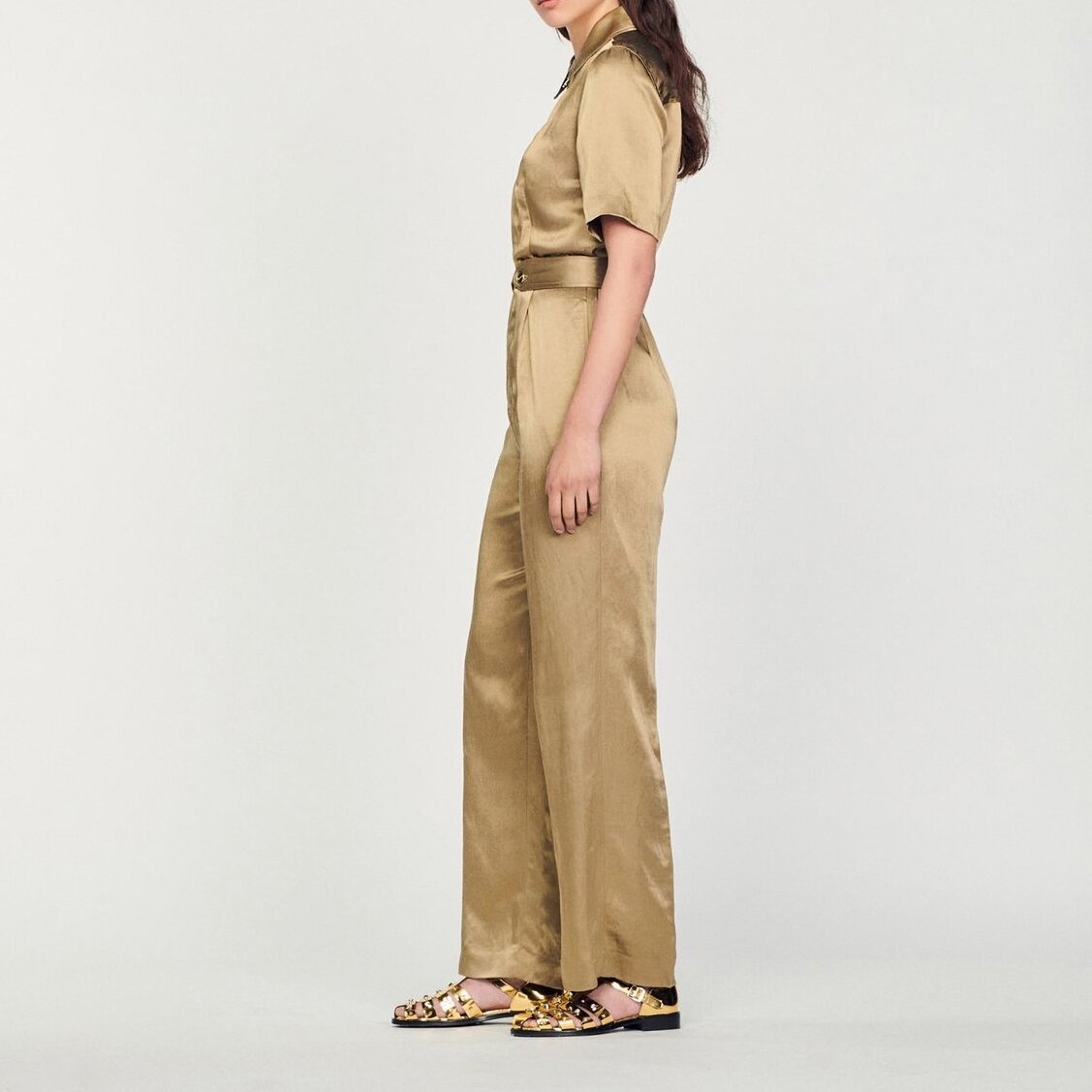 Combinaison Pantalon en satin Sandro seconde main photo 7