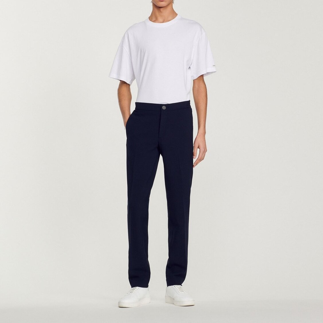Straight-leg Trousers Sandro second-hand photo 3