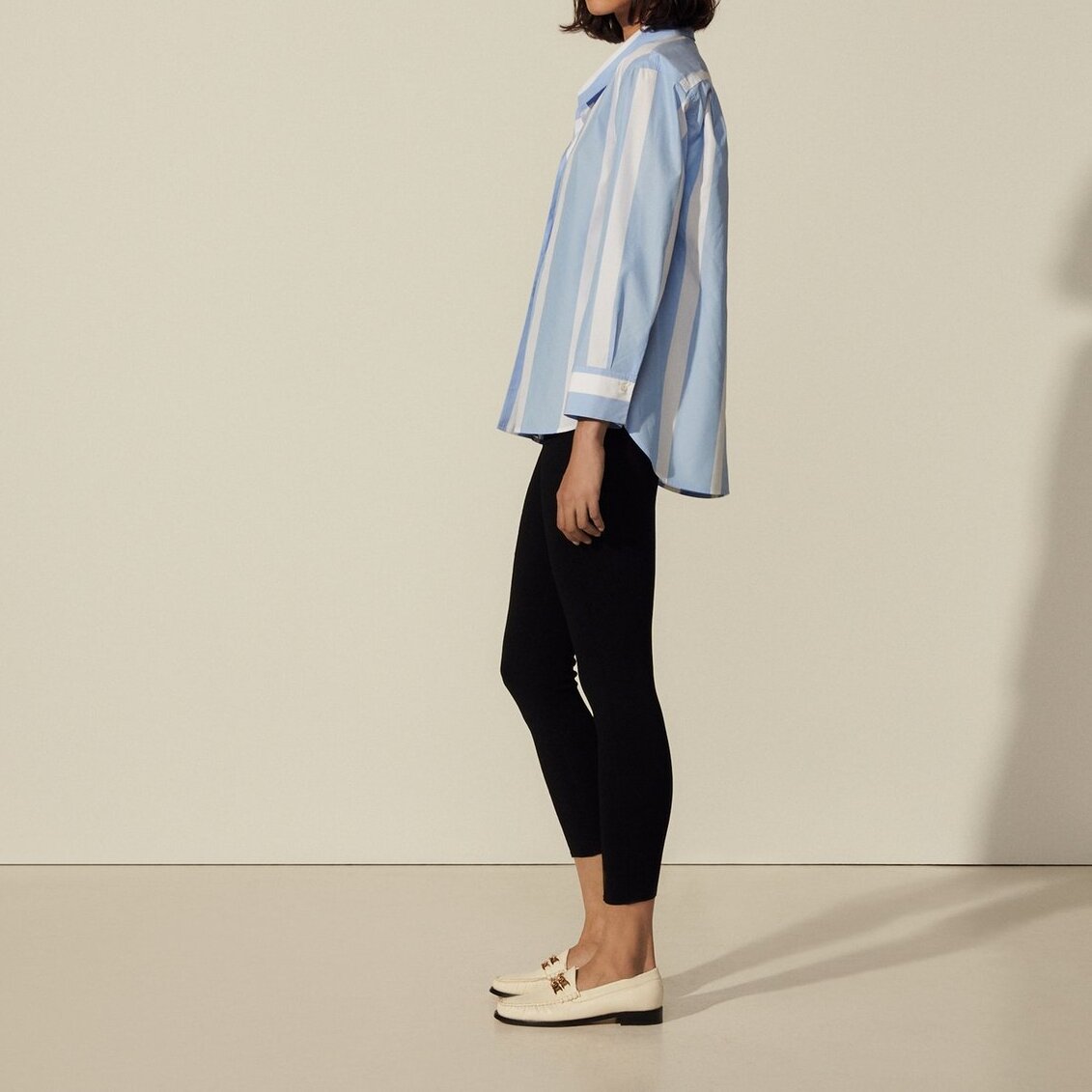 Oversized striped shirt Sandro second-hand photo 1