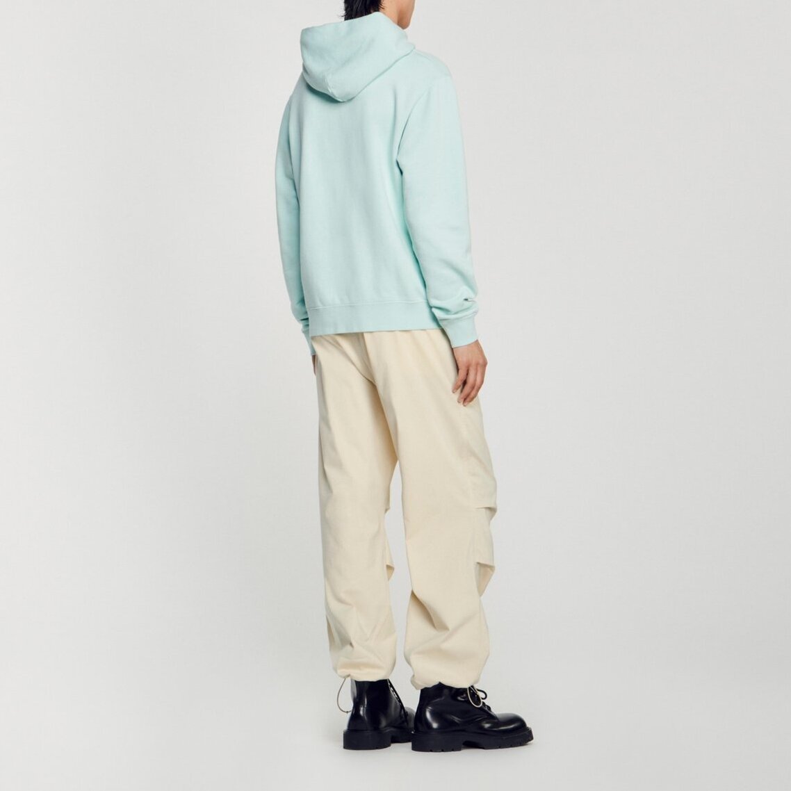 Geborduurde herenhoody van biokatoen Sandro tweedehands photo 6