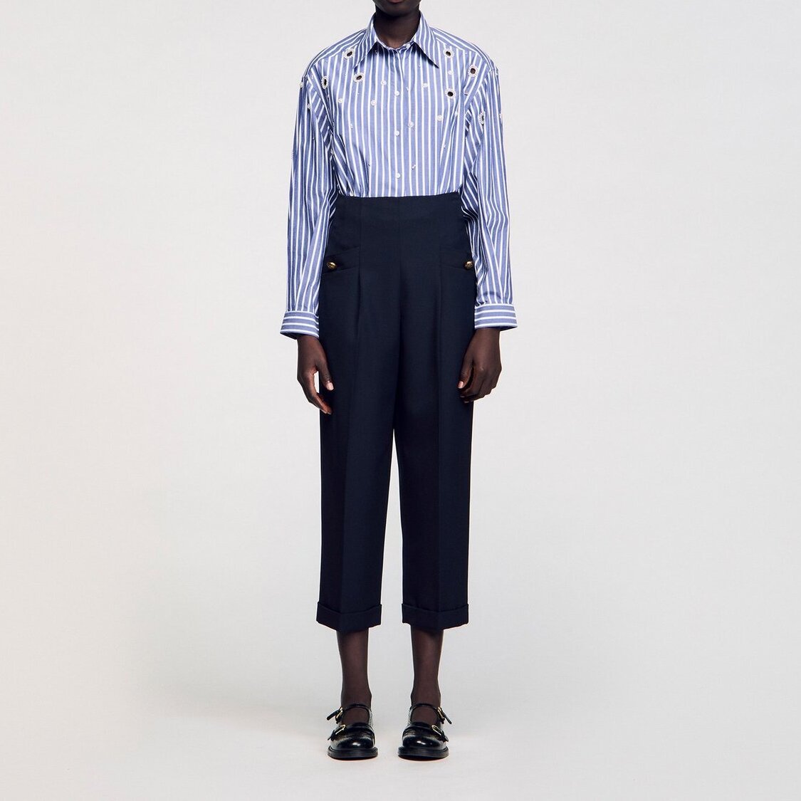 Wide legs Trousers Sandro second-hand photo 4