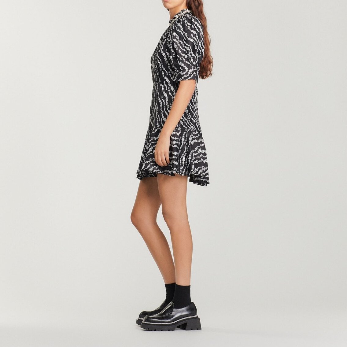 Robe courte fluide Sandro seconde main photo 7