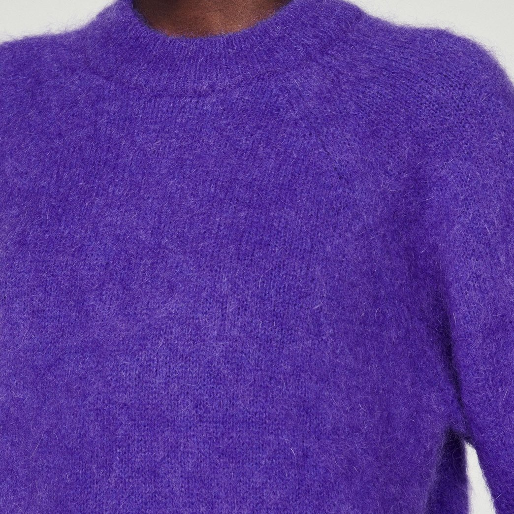 Jersey de cuello redondo de mohair Sandro segunda mano photo 4