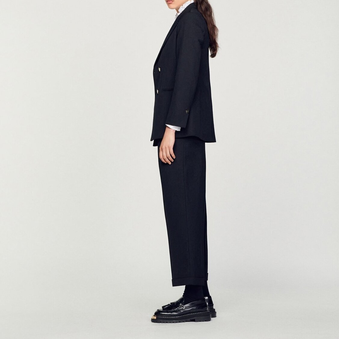 Veste de tailleur à double boutonnage Sandro seconde main photo 4