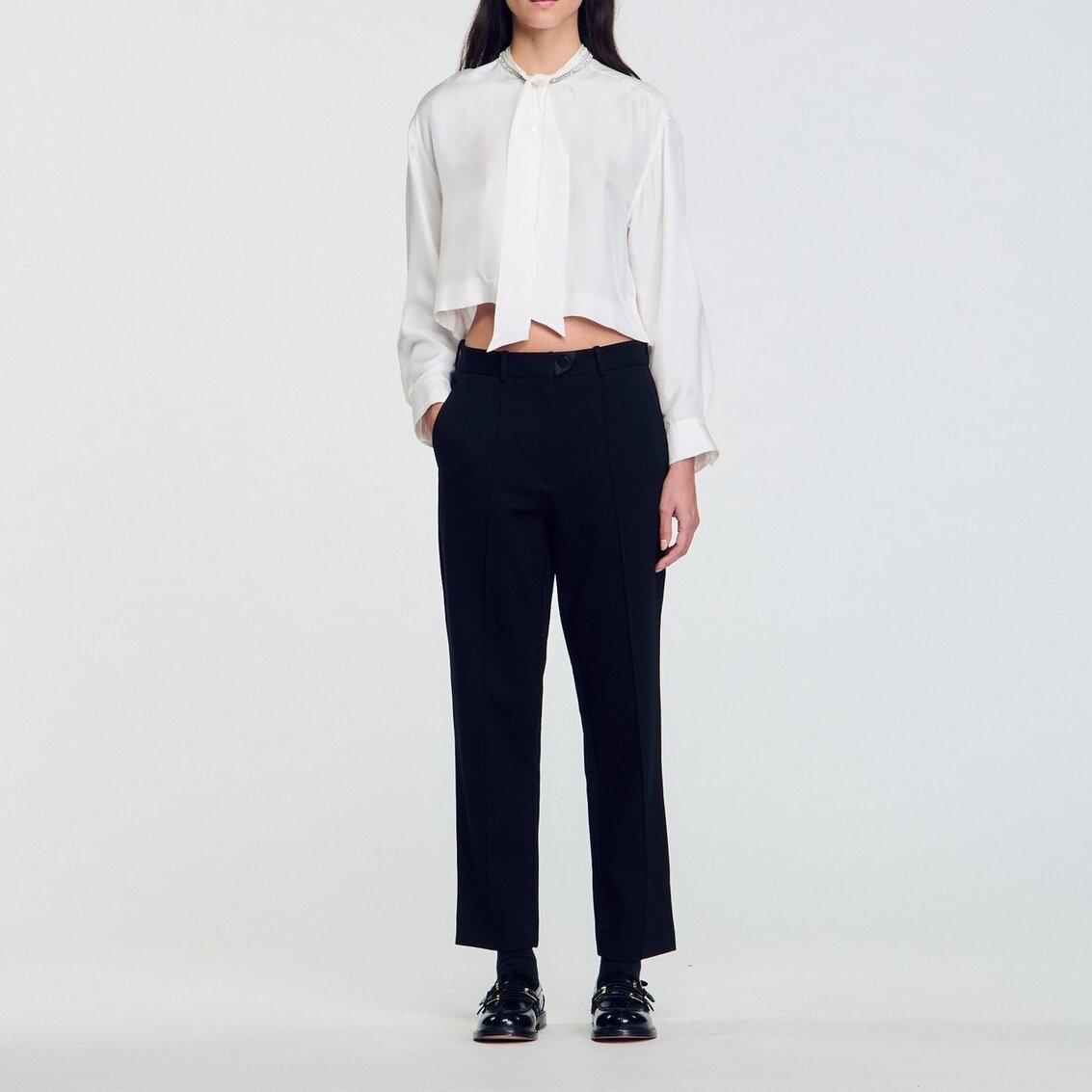 Pantalon van technische stof Sandro tweedehands photo 3
