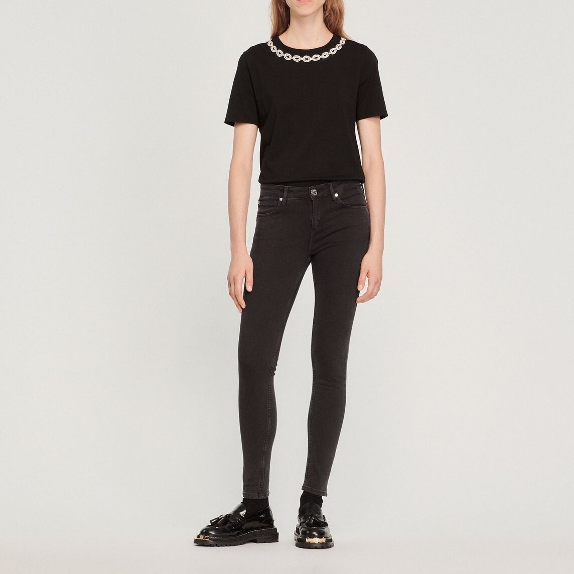 Slim Fit Jean normale taille Sandro tweedehands photo 3