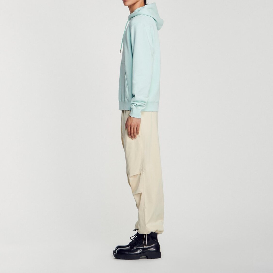 Geborduurde herenhoody van biokatoen Sandro tweedehands photo 7