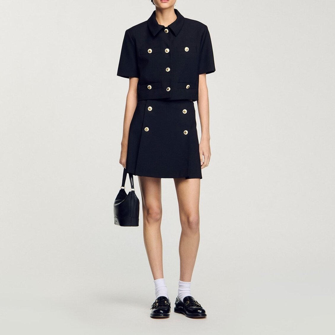 Short pleated skirt Sandro second-hand photo 3