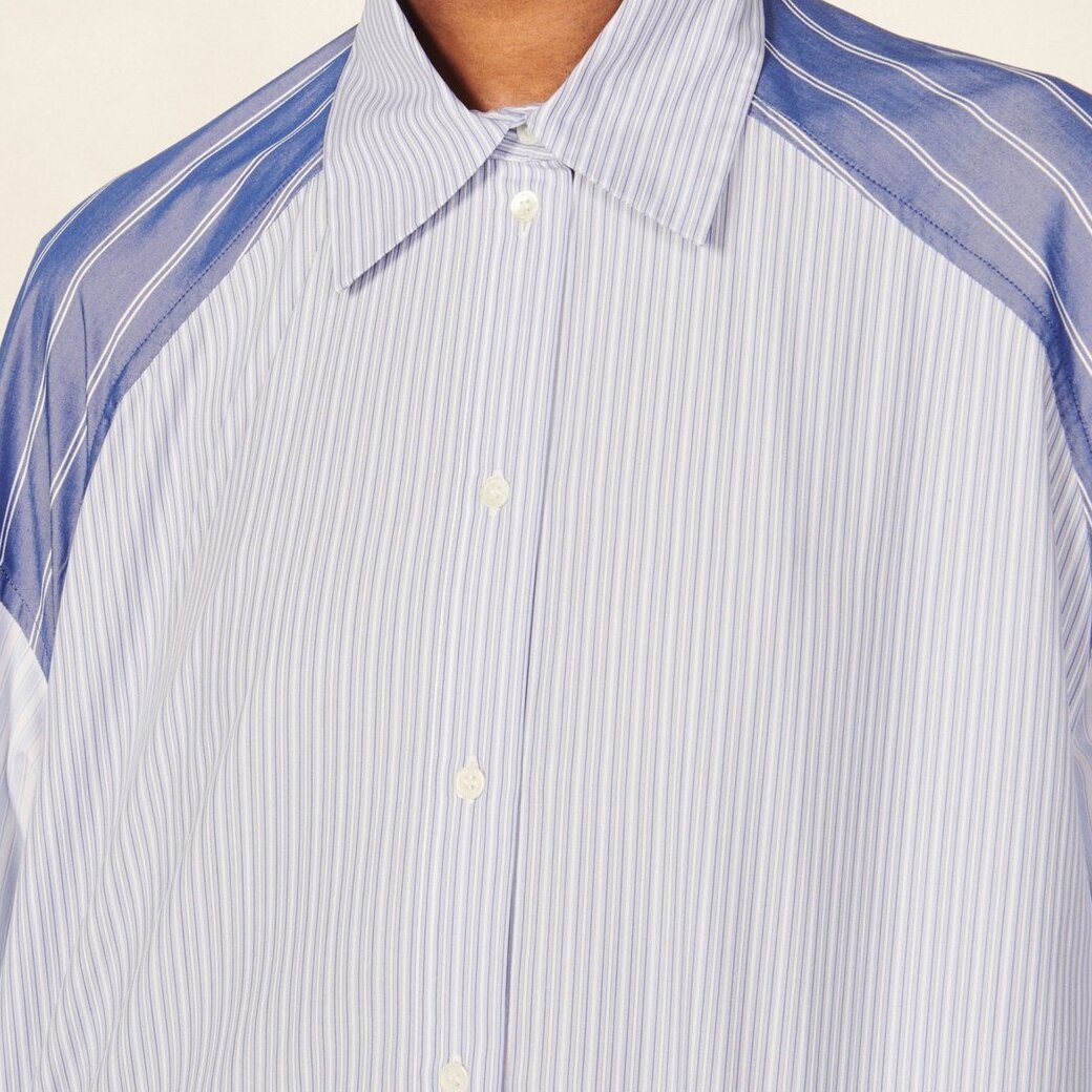 Camisa oversize de patchwork Sandro segunda mano photo 4