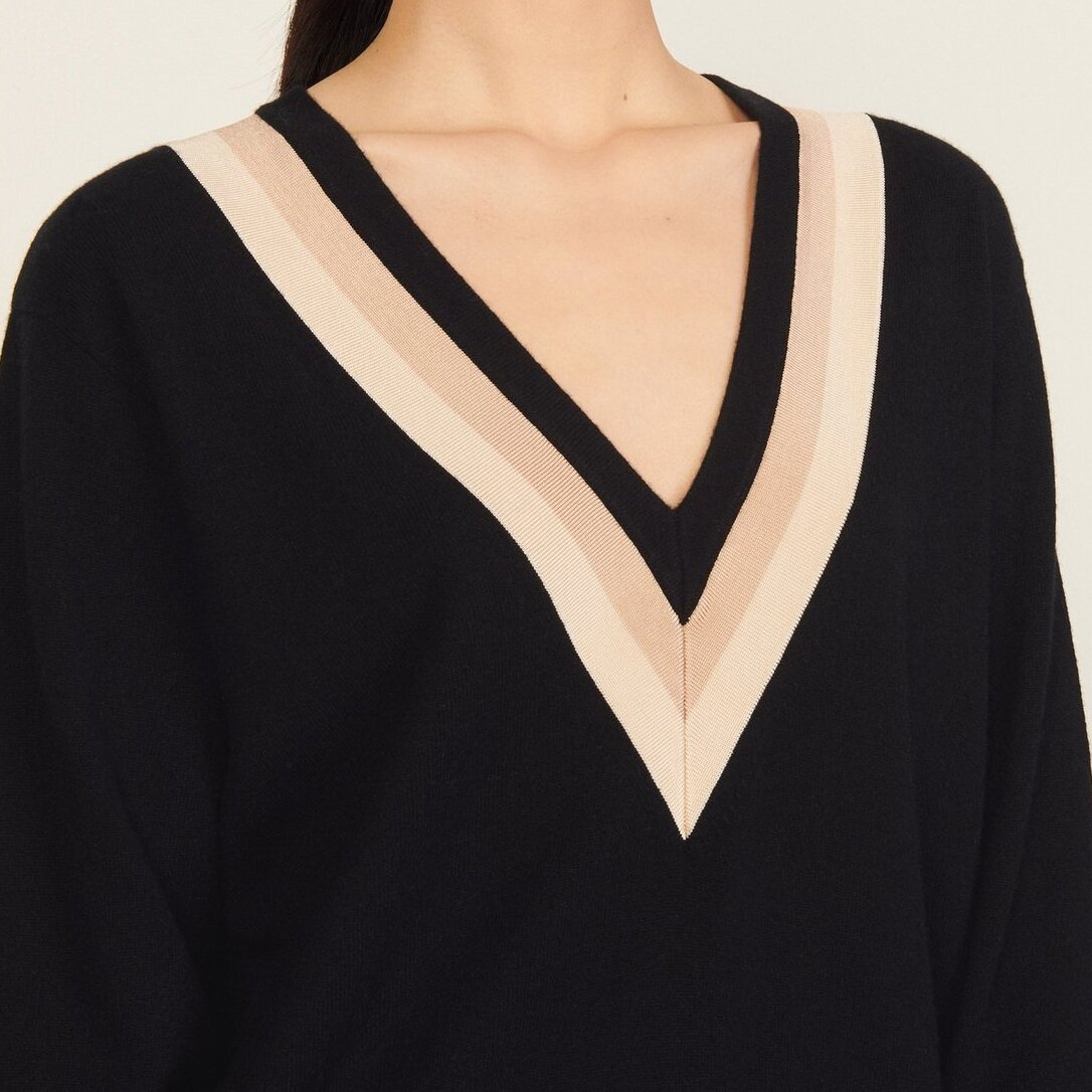 Wool and cashmere Sweater Sandro second-hand photo 5