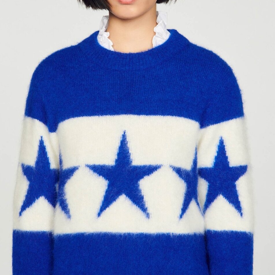 Pull Bleu Sandro seconde main photo 4