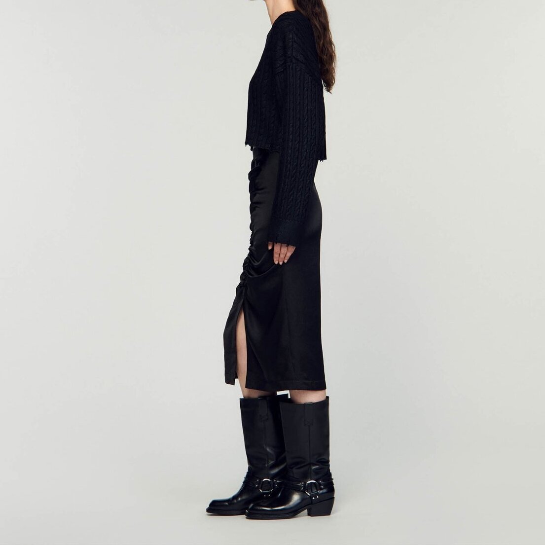 Cropped knit jumper Sandro second-hand photo 7
