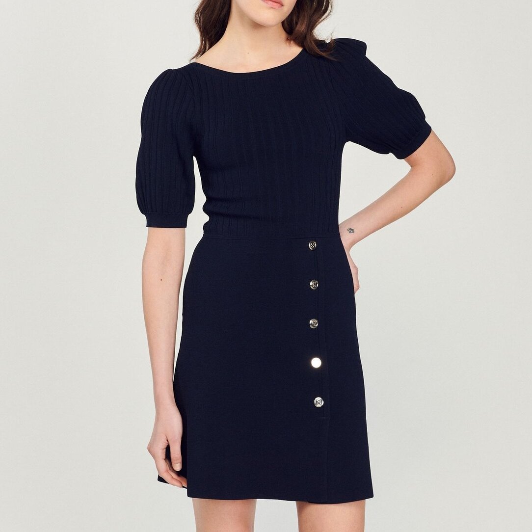 Balloon-sleeved dress Sandro second-hand photo 5