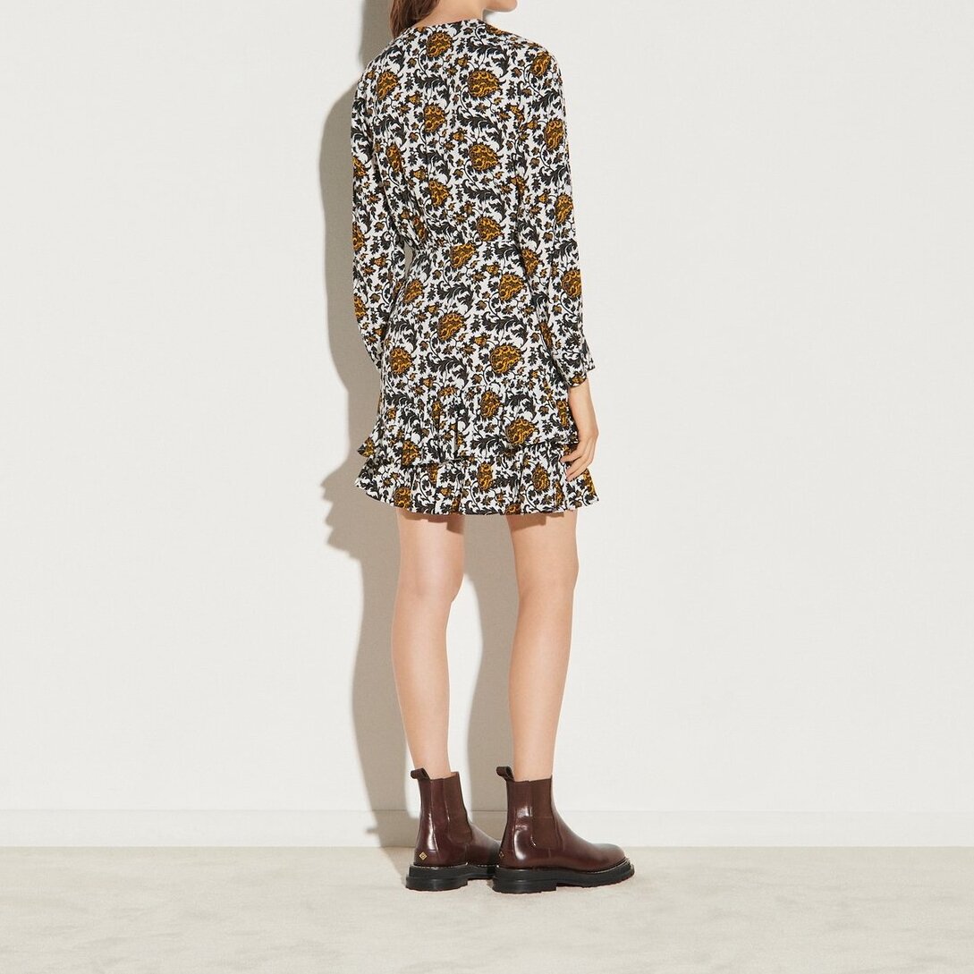 Short printed dress Sandro second-hand photo 2