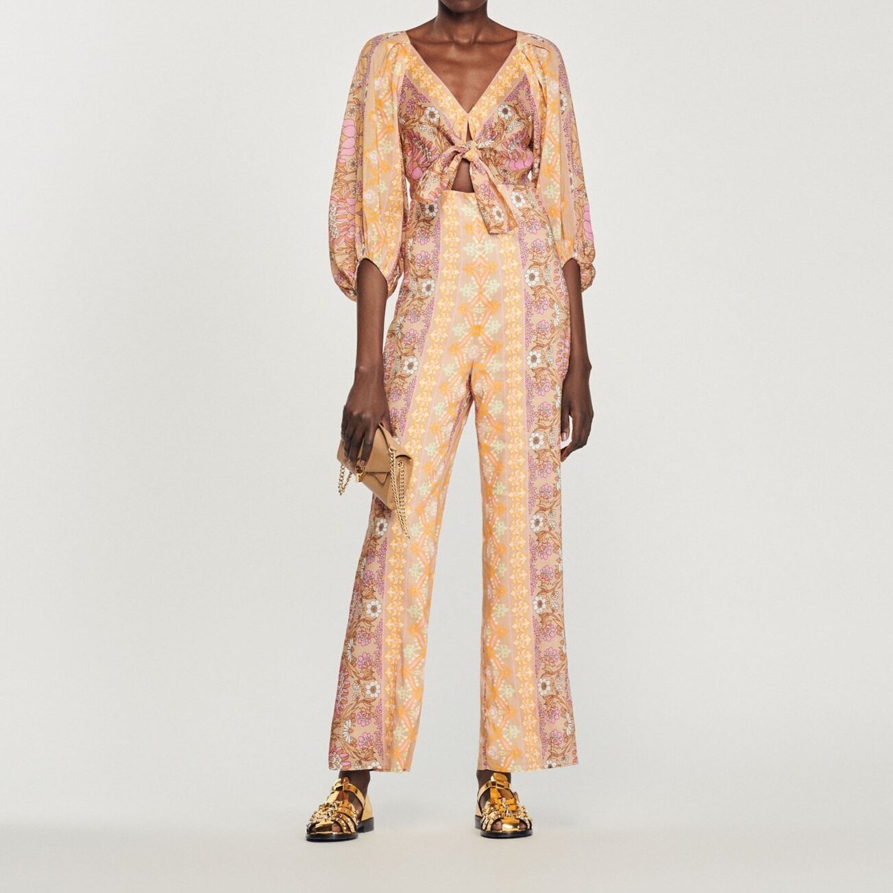 Printed jumpsuit Sandro second-hand photo 2