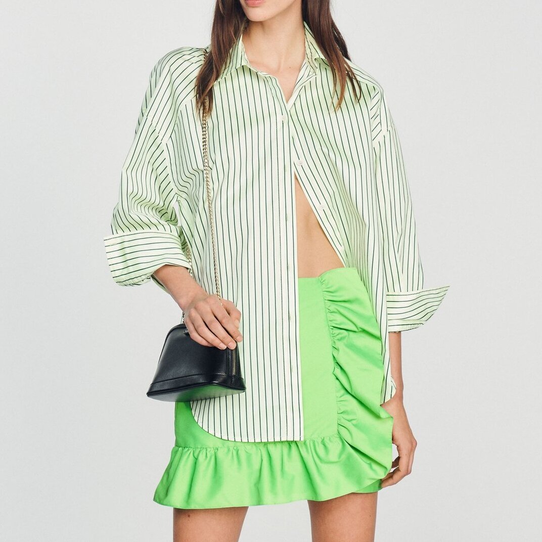 Camisa oversize de rayas Sandro segunda mano photo 5