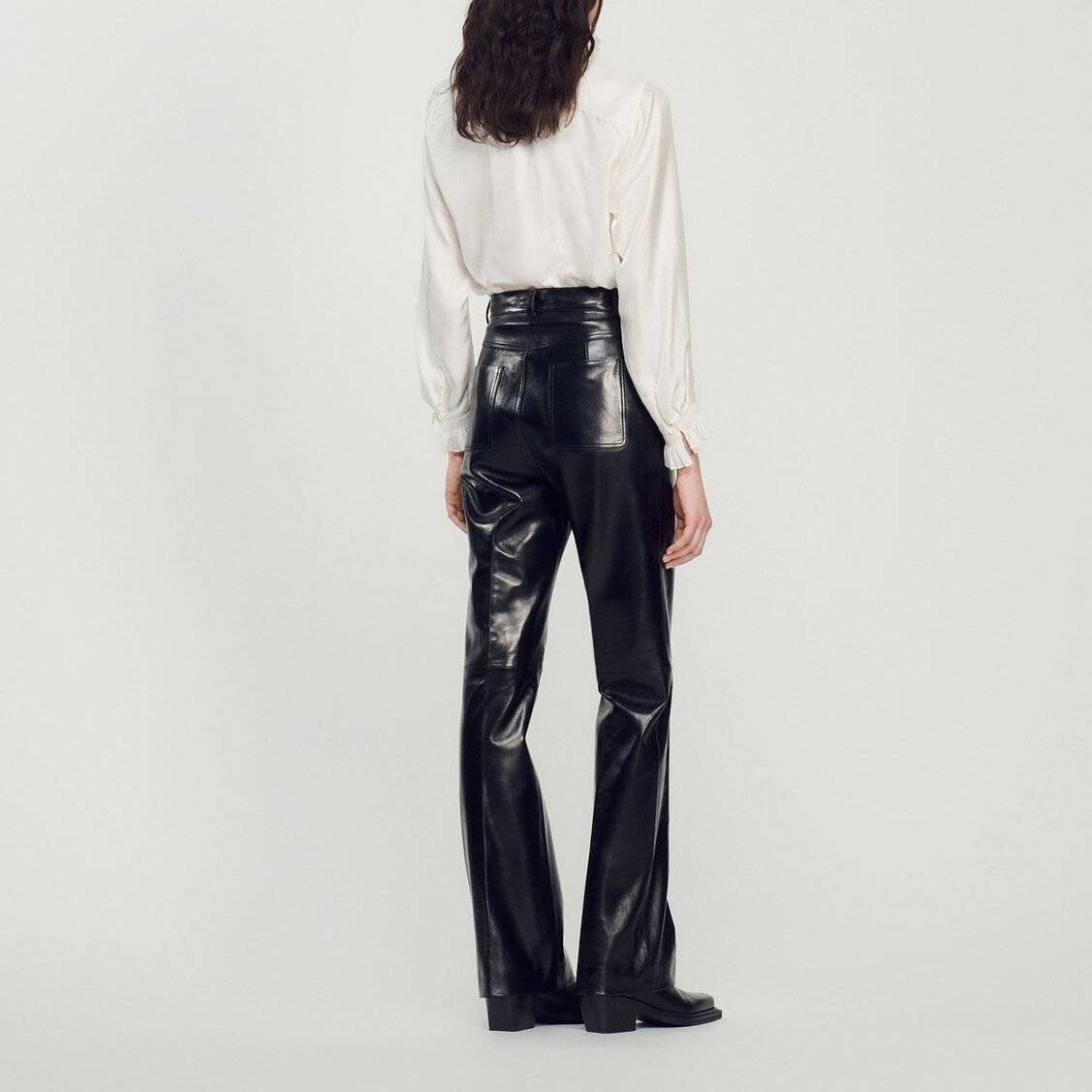 Leren broek Sandro tweedehands photo 6