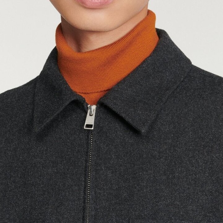 Blouson en laine Sandro seconde main photo 4