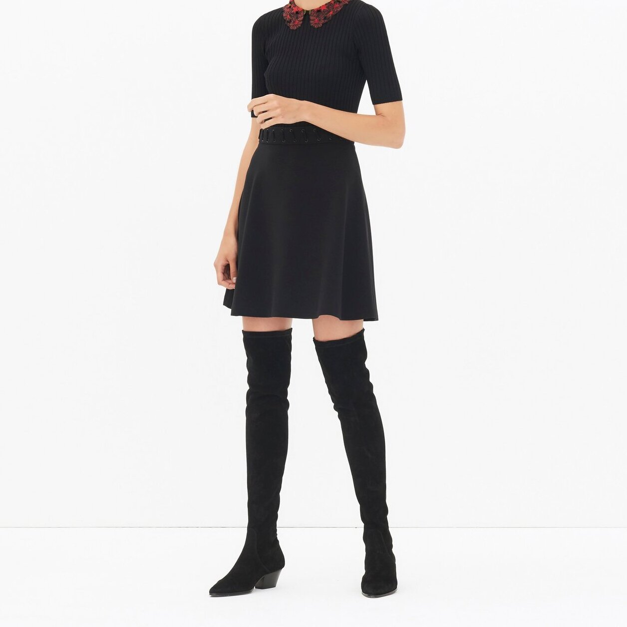 Black Skirt Sandro tweedehands photo 1