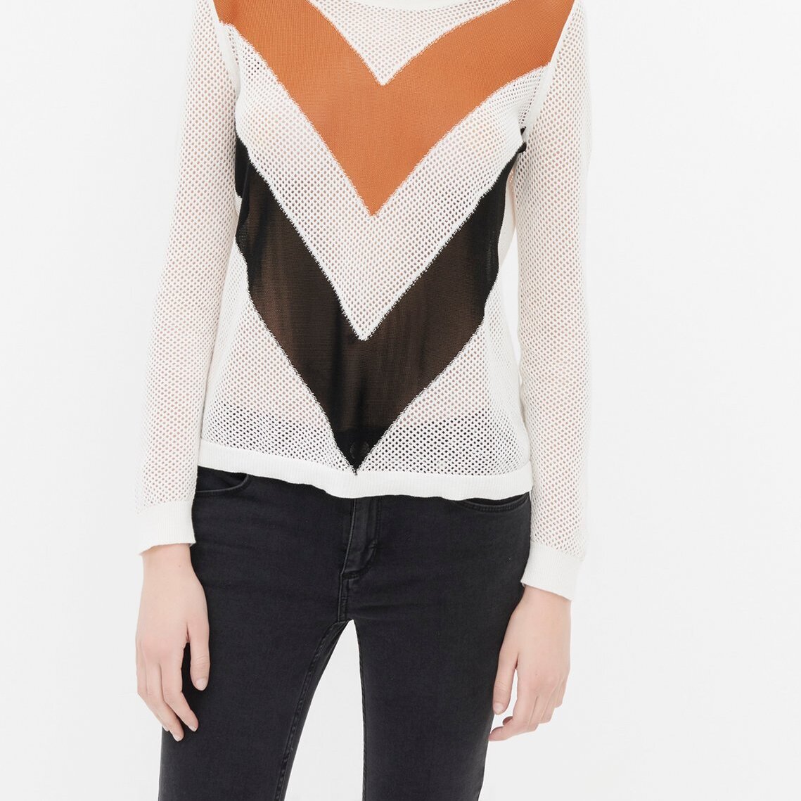 Pull Ecru Sandro seconde main photo 1