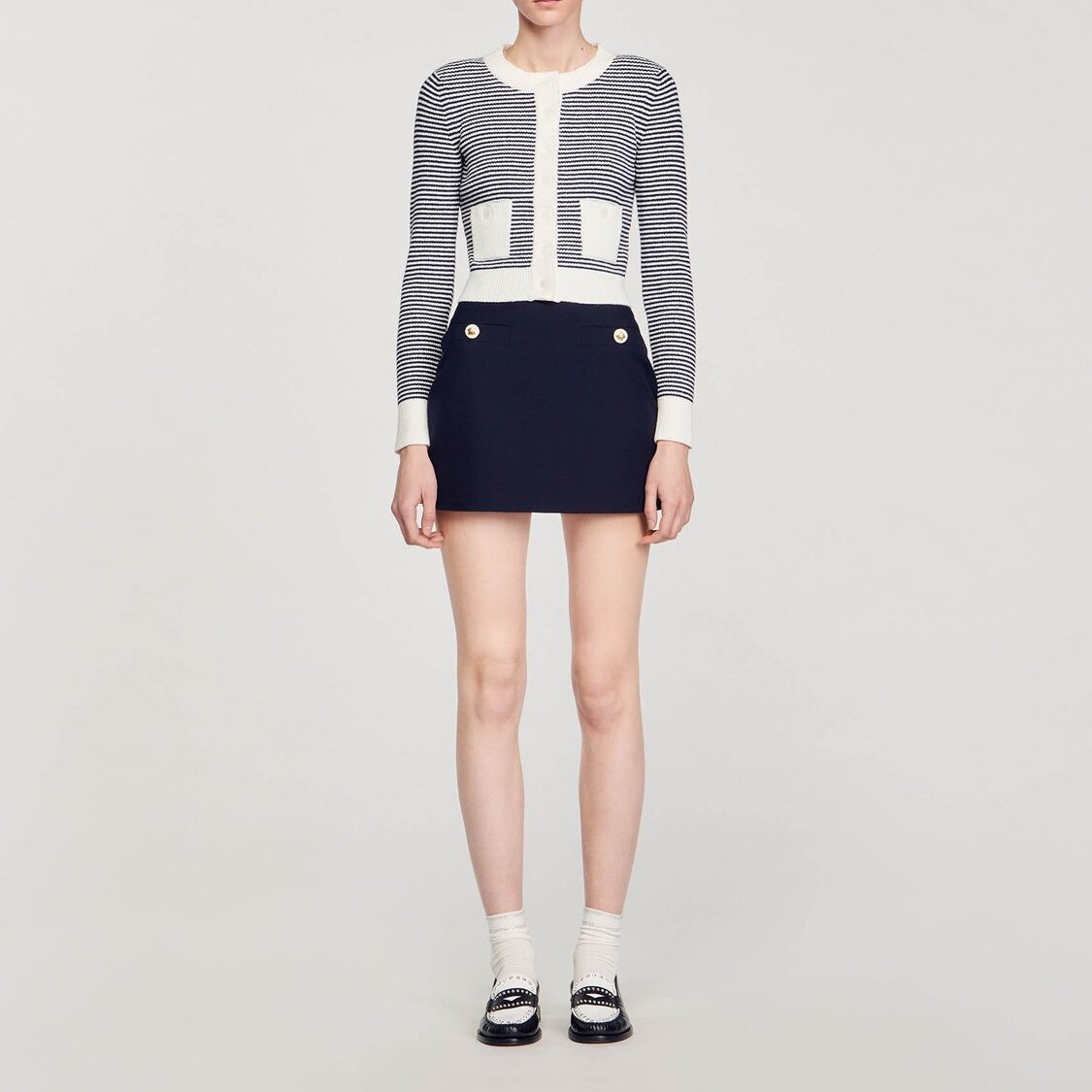 Terry knit cardigan Sandro second-hand photo 3