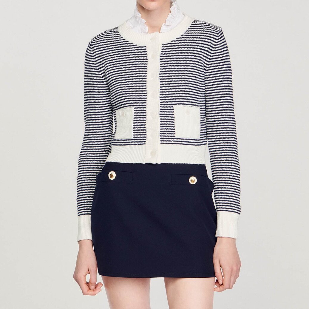 Terry knit cardigan Sandro second-hand photo 4