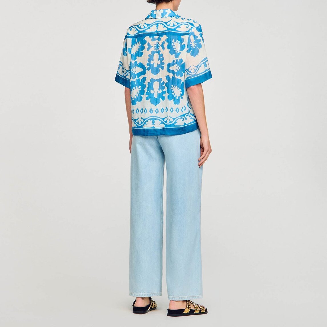 Patterned shirt Sandro second-hand photo 5