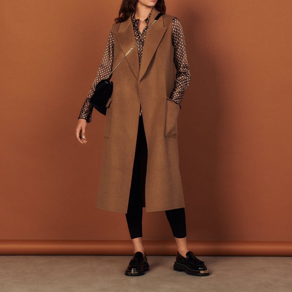 Outerwear Camel Sandro seconde main photo 1