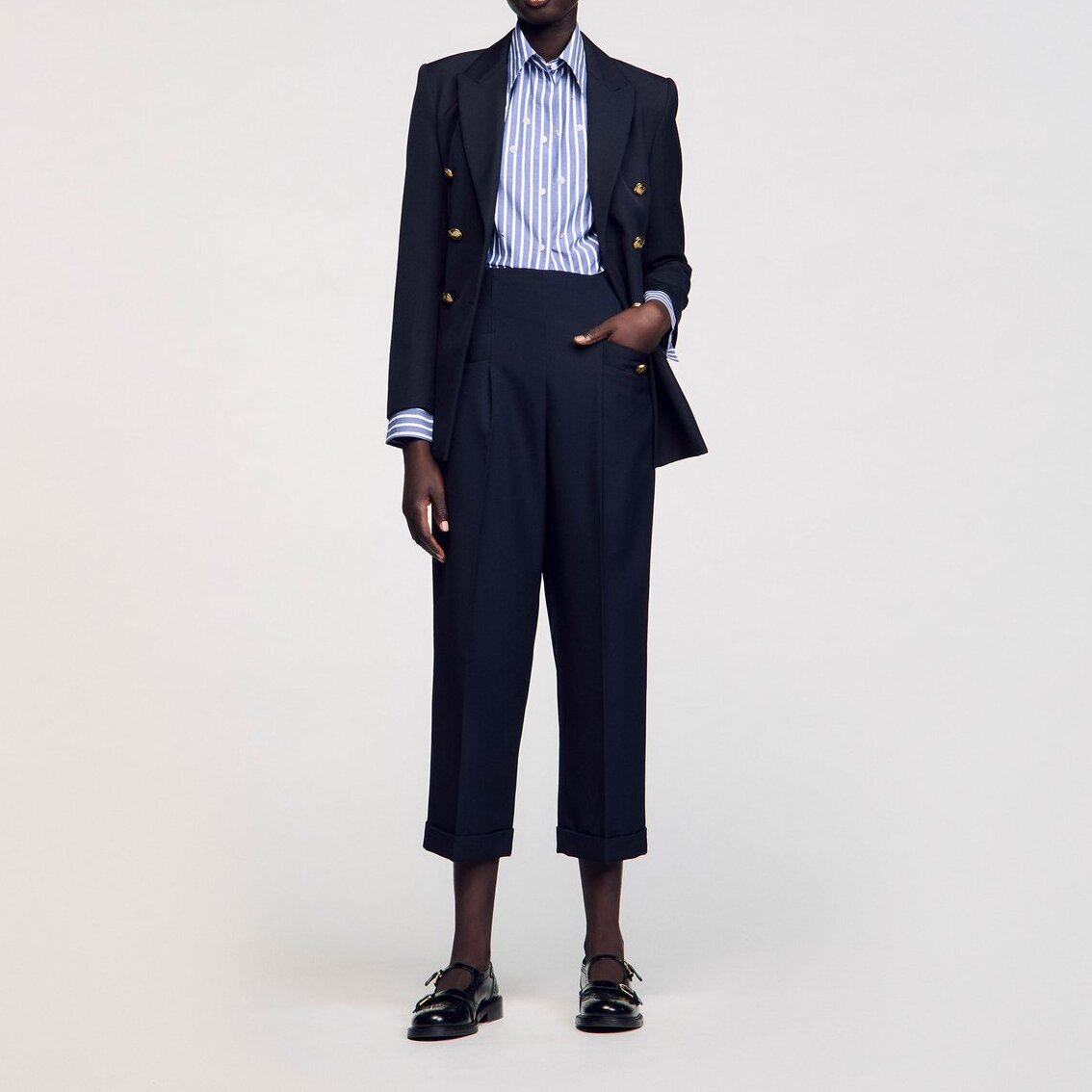 Wide legs Trousers Sandro second-hand photo 2
