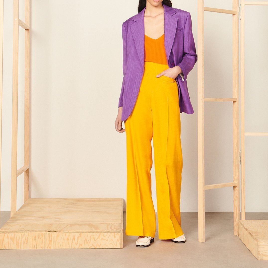 Pantalon taille haute Sandro seconde main photo 2