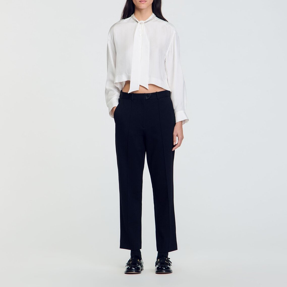 Pantalon van technische stof Sandro tweedehands photo 2