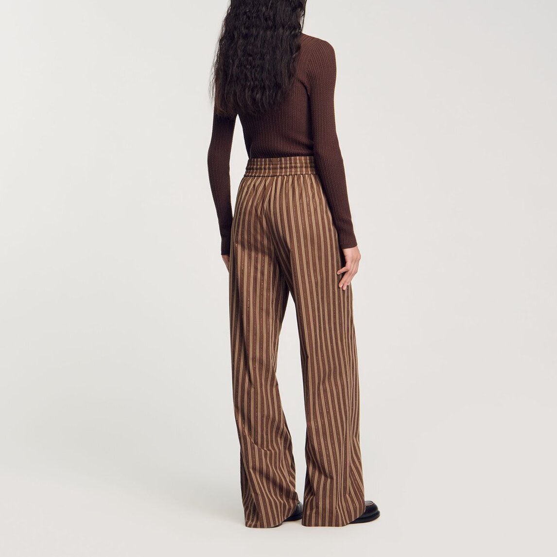 Pantalon gestreept Sandro tweedehands photo 4