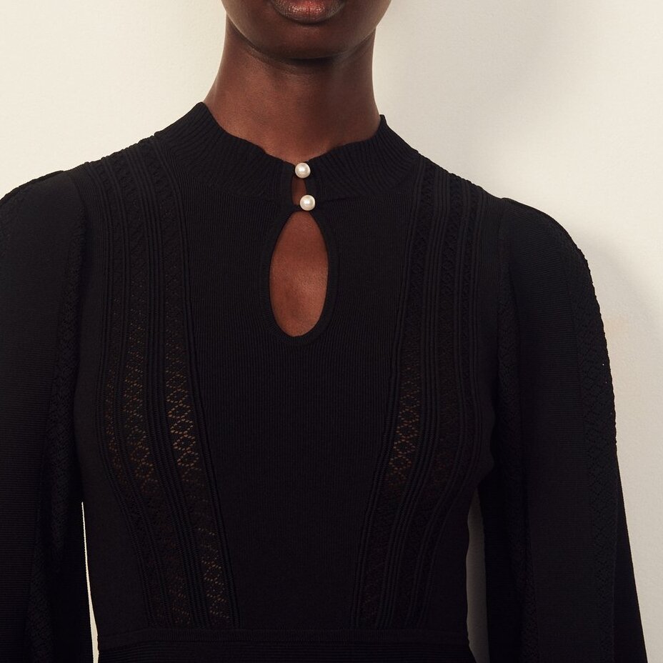 Robe Noir Sandro seconde main photo 5