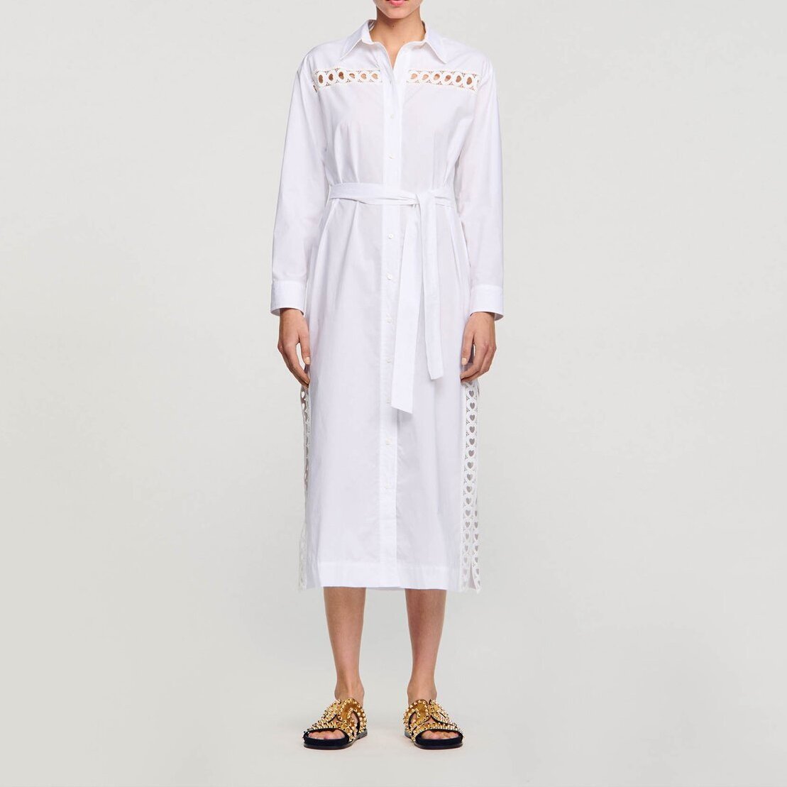 Long shirt dress Sandro second-hand photo 3