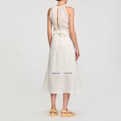Robe longue en lin Sandro seconde main photo 2