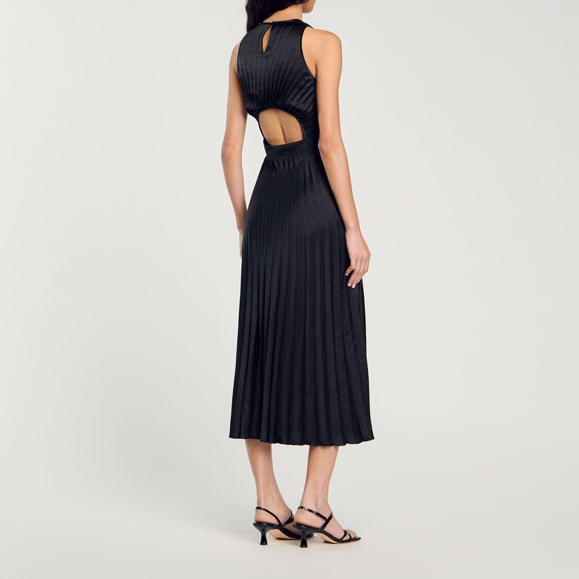 Pleated maxi dress Sandro second-hand photo 3