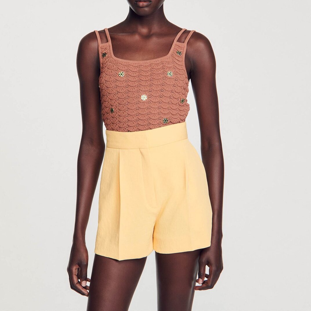 Straight-leg Shorts Sandro second-hand photo 4