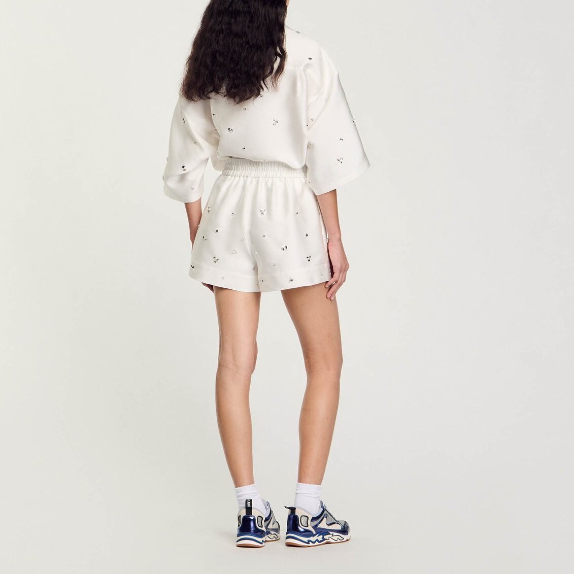 Rhinestone wide-leg Shorts Sandro second-hand photo 3