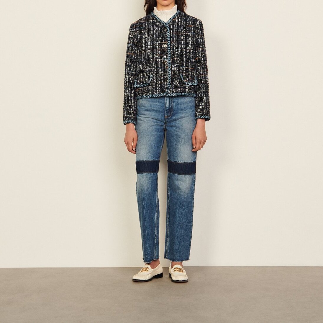 Kurzer Tweedblazer Sandro Second-Hand photo 4