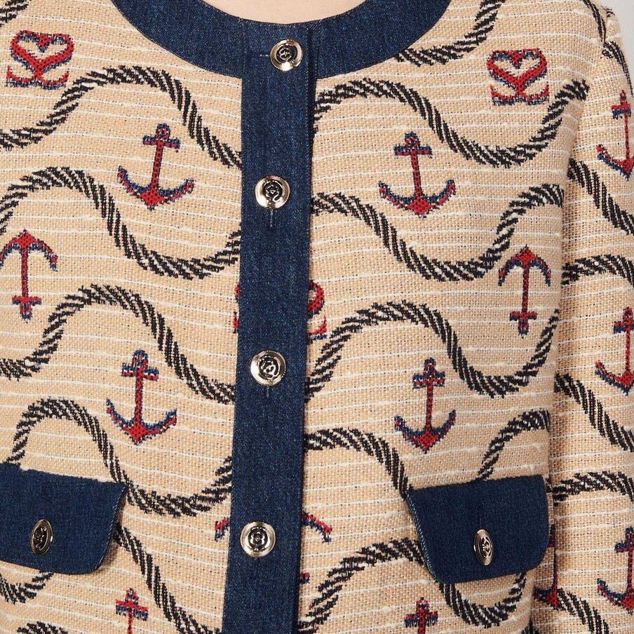 Chaqueta de mezcla de materiales Sandro segunda mano photo 5